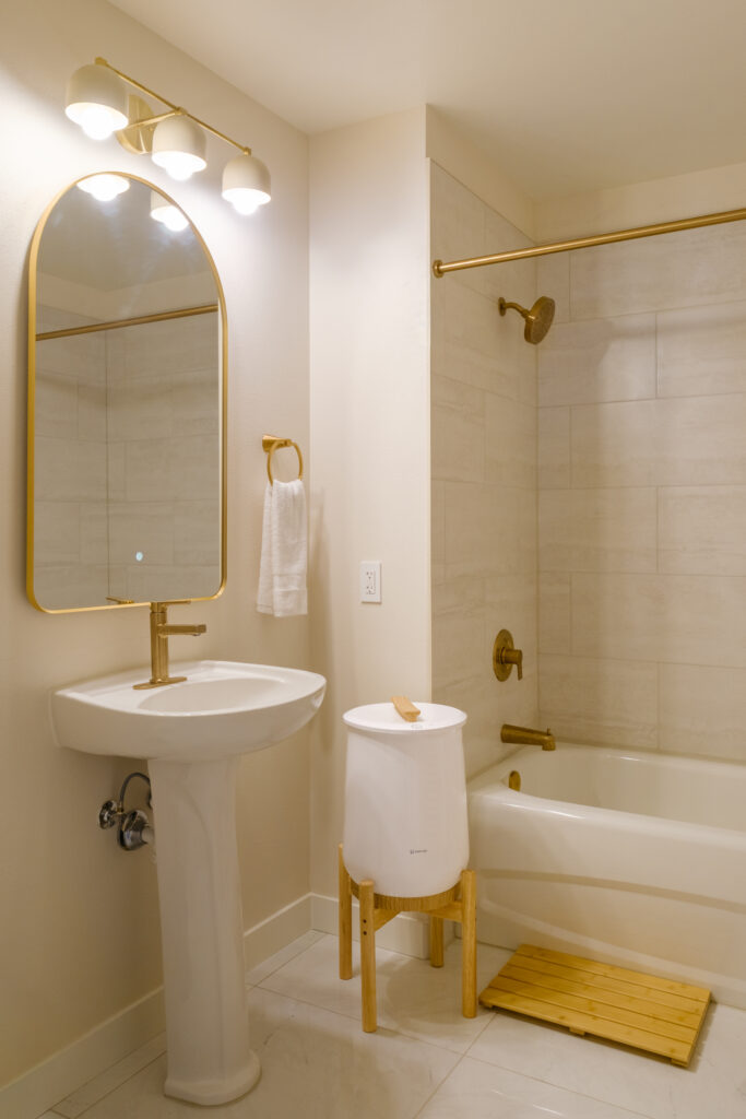 Bunk room bath